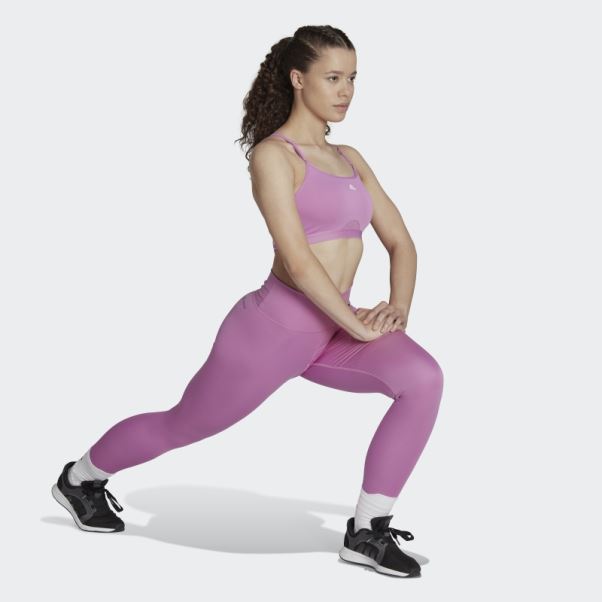 Soutien-gorge Léger D'entraînement Adidas Lilas Aeroreact