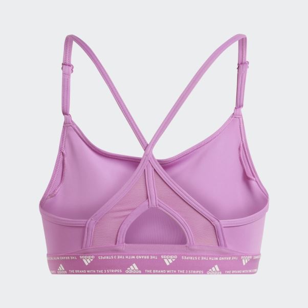 Soutien-gorge Léger D'entraînement Adidas Lilas Aeroreact