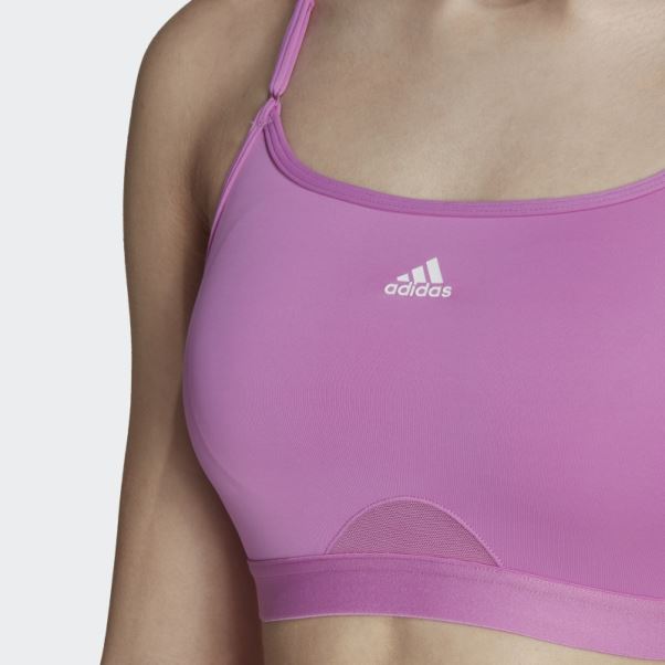 Soutien-gorge Léger D'entraînement Adidas Lilas Aeroreact