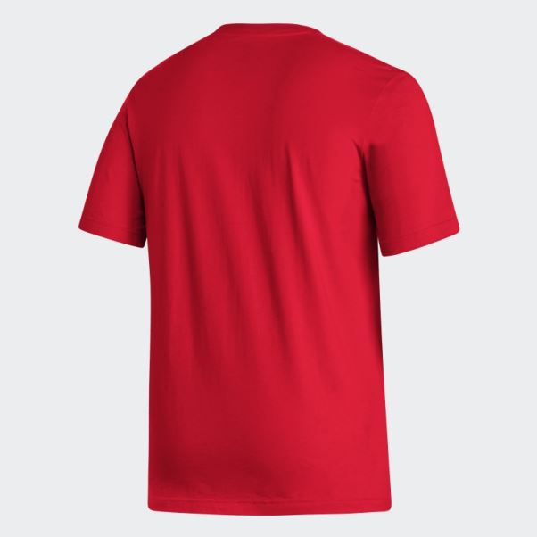 Tee Shirt Adidas Flammes Meneur De Jeu Rouge