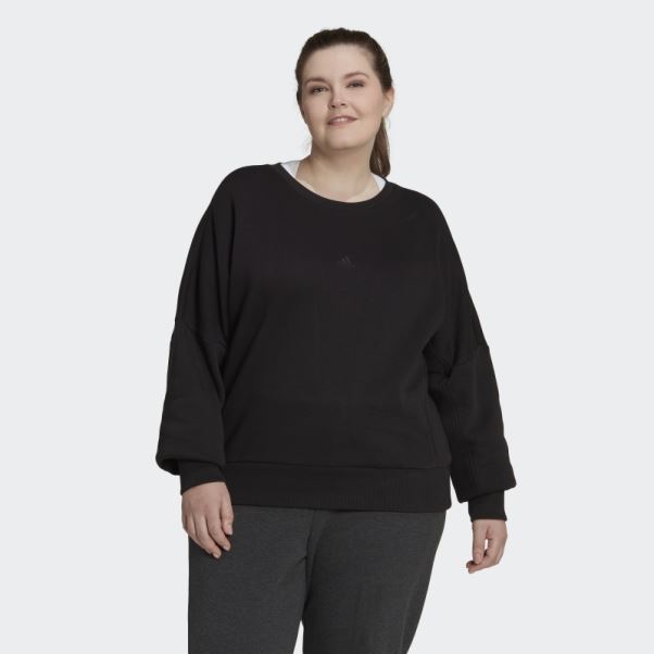 Sweat Adidas Noir Tout Szn Polaire (grande Taille)