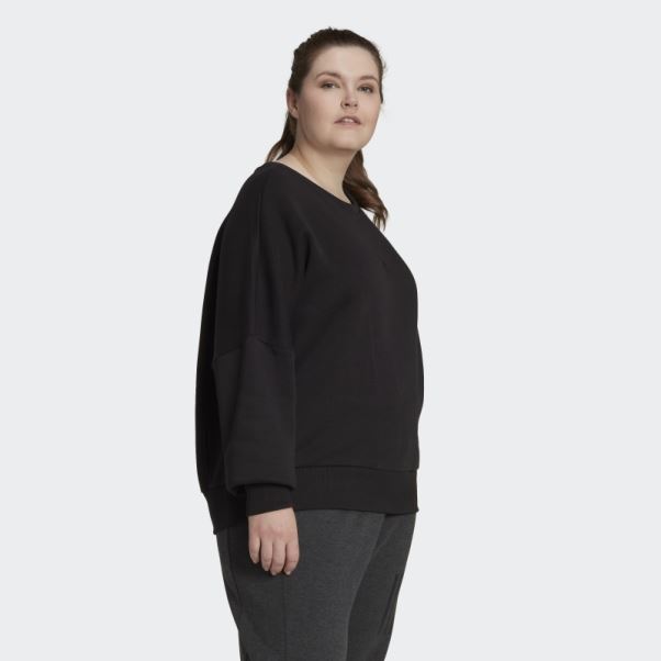Sweat Adidas Noir Tout Szn Polaire (grande Taille)