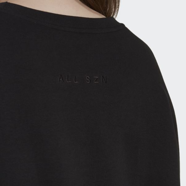 Sweat Adidas Noir Tout Szn Polaire (grande Taille)