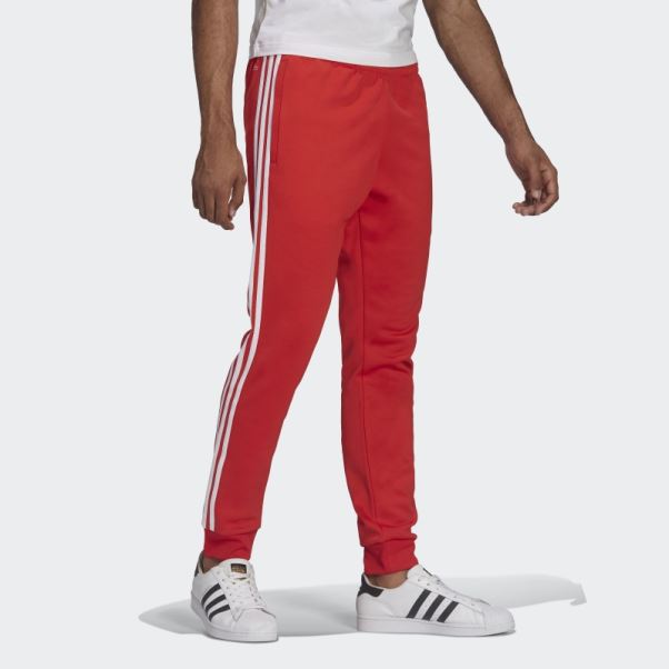 Pantalon De Survêtement Adicolor Classics Primeblue Sst Rouge Adidas