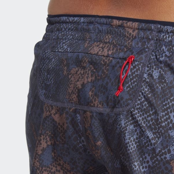 Short Adidas Run Fast 2 En 1 Noir