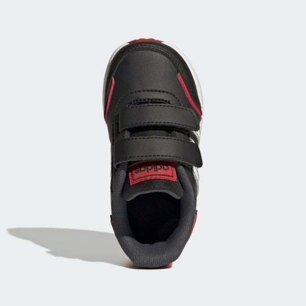 Rouge Adidas Vs Switch 3 Style De Vie Course Crochet Et Boucle Sangle Chaussures Mode