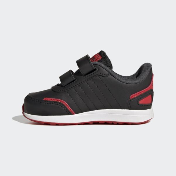 Rouge Adidas Vs Switch 3 Style De Vie Course Crochet Et Boucle Sangle Chaussures Mode