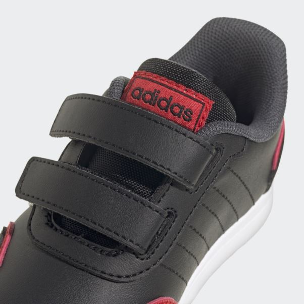 Rouge Adidas Vs Switch 3 Style De Vie Course Crochet Et Boucle Sangle Chaussures Mode
