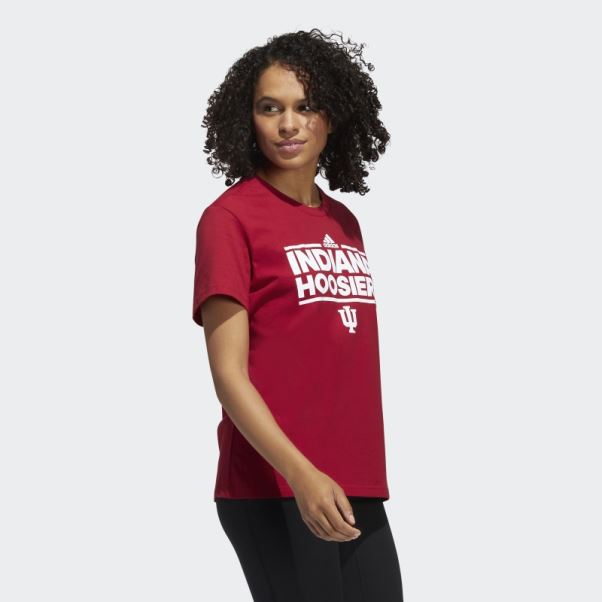 T-shirt Manches Courtes Adidas Playmaker Rouge Victoire