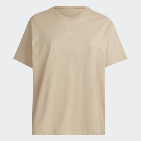 T-shirt Adidas (grande Taille) Beige