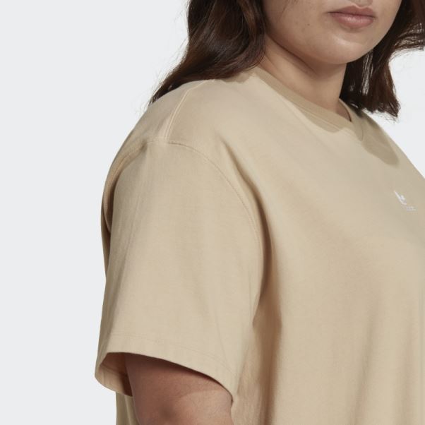 T-shirt Adidas (grande Taille) Beige
