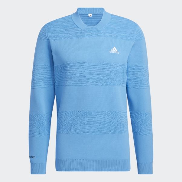 Sweat Adidas Bleu Ras Du Cou Made To Be Remade