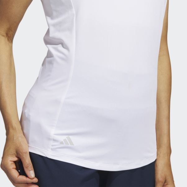 Polo Adidas Sans Manches Racerback Blanc