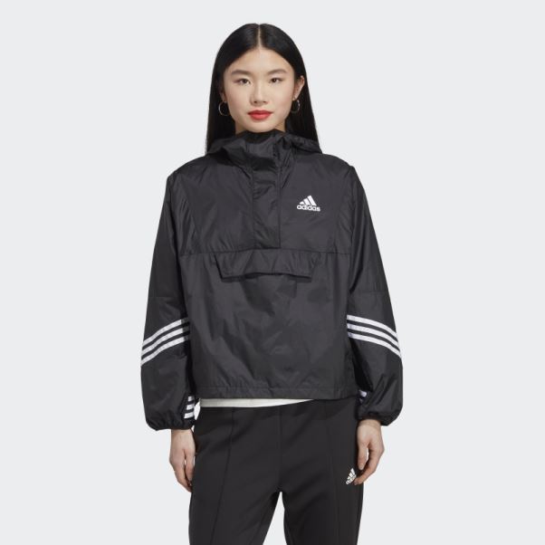 Anorak à Capuche Adidas Wind.rdy Noir
