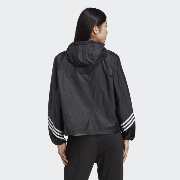 Anorak à Capuche Adidas Wind.rdy Noir