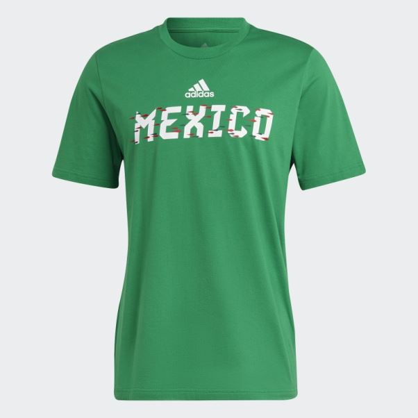 Tee Shirt Adidas Coupe Du Monde Fifa 2022 Mexique Vert