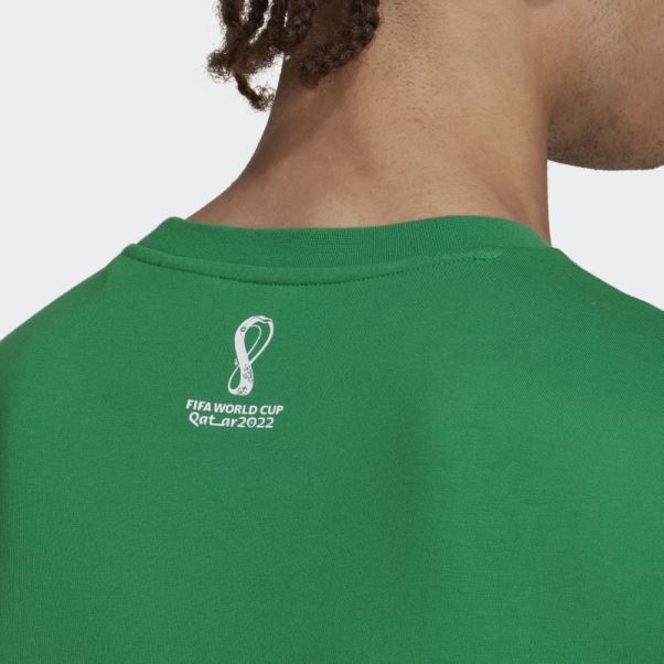 Tee Shirt Adidas Coupe Du Monde Fifa 2022 Mexique Vert