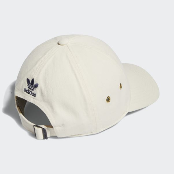 Adidas Casquette Blanche Décontractée à Mini Logo