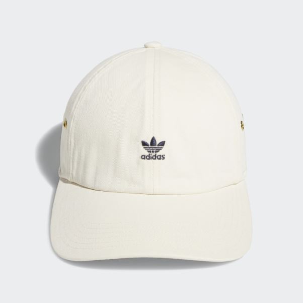 Adidas Casquette Blanche Décontractée à Mini Logo