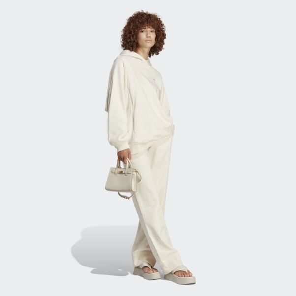 Adidas Pantalon De Survêtement Premium Essentials Blanc