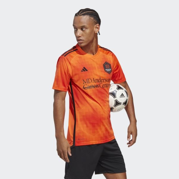 Maillot Domicile Houston Dynamo 23/24 Orange Adidas