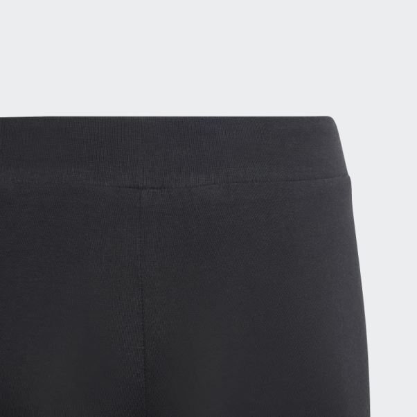 Collants En Coton Gros Logo Essentials Adidas Noir