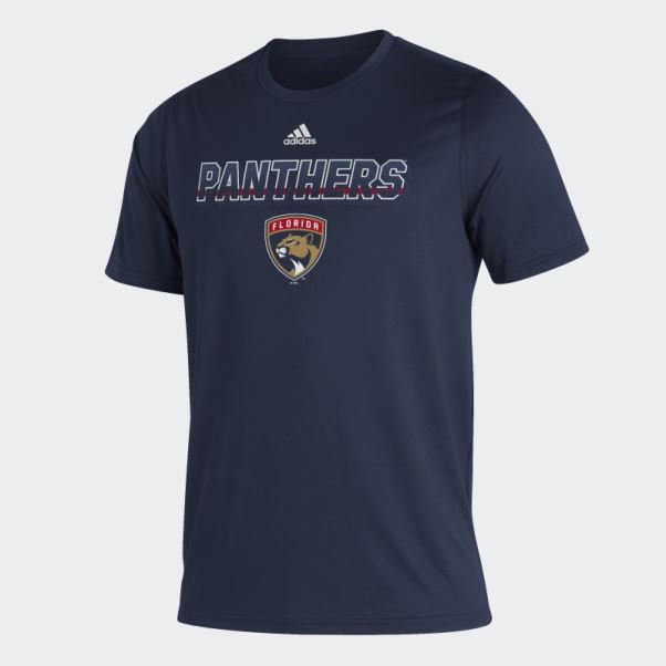 T-shirt Panthères Adidas Bleu Marine