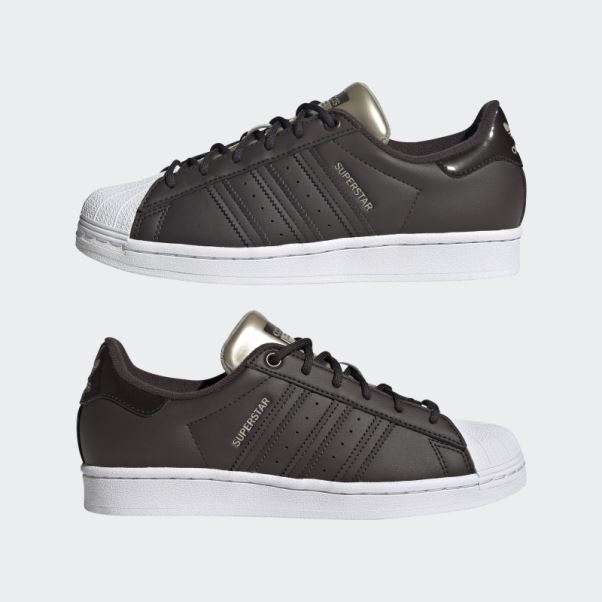 Adidas Superstar Chaussures Marron Nuit