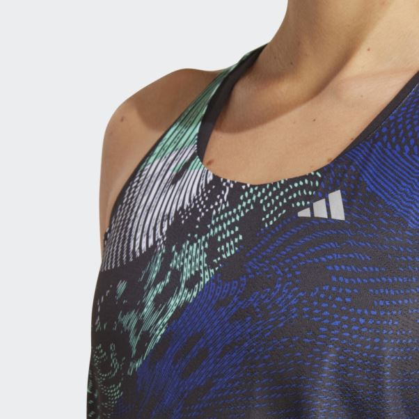 Adizero Débardeur Running Adidas Noir