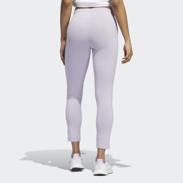 Legging Taille Haute En Jersey Simple Adidas Essentials 3-stripes Silver Dawn