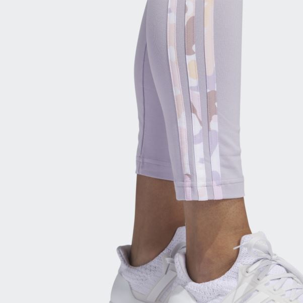 Legging Taille Haute En Jersey Simple Adidas Essentials 3-stripes Silver Dawn
