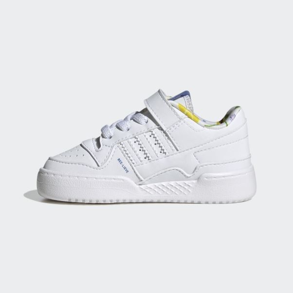 Adidas Forum Low Chaussures Blanc/bleu/vert