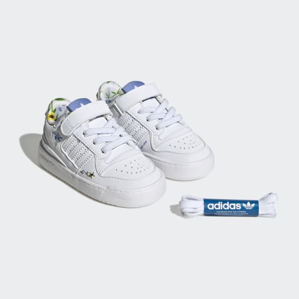 Adidas Forum Low Chaussures Blanc/bleu/vert