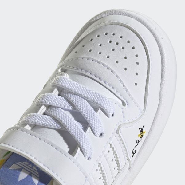 Adidas Forum Low Chaussures Blanc/bleu/vert