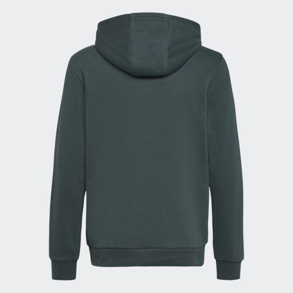 Sweat à Capuche Adidas Trèfle Vert Minéral