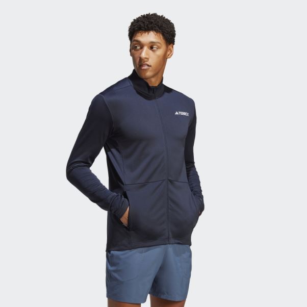 Veste Polaire Terrex Multi Full-zip Encre Adidas