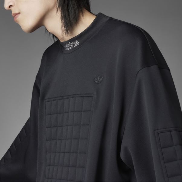 Sweat-shirt Gardien De But Bleu Version Adidas Noir