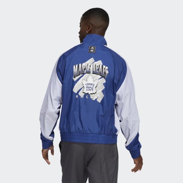 Veste Adidas Maple Leafs Reverse Retro Bleu