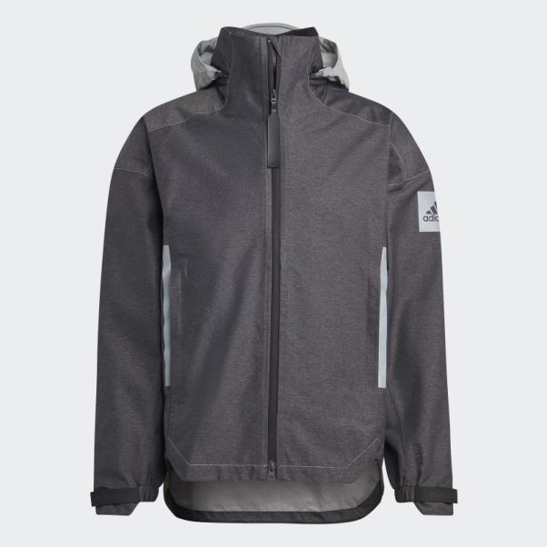 Adidas Myshelter Rain.rdy Veste En Jean Noir