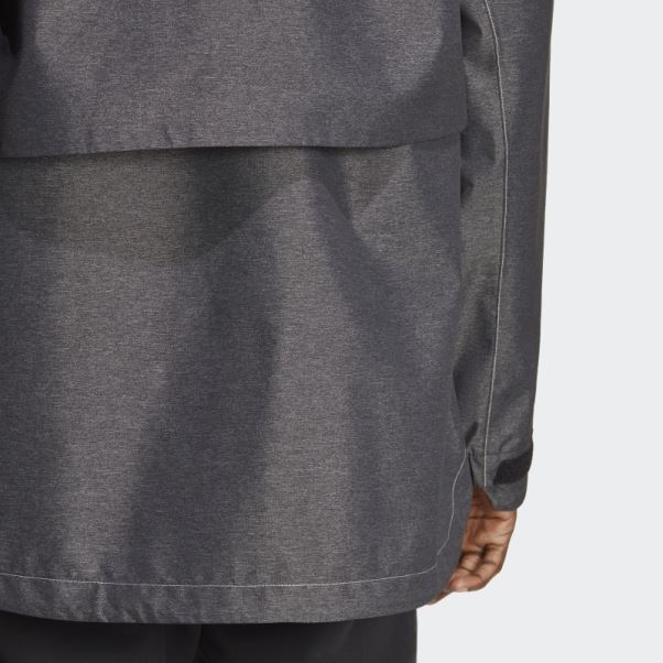 Adidas Myshelter Rain.rdy Veste En Jean Noir