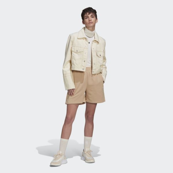 Adidas Adicolor Essentials Short En Molleton Beige