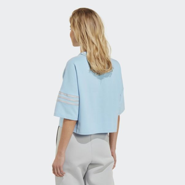 Tee Shirt Adicolor Neuclassics Bleu Adidas