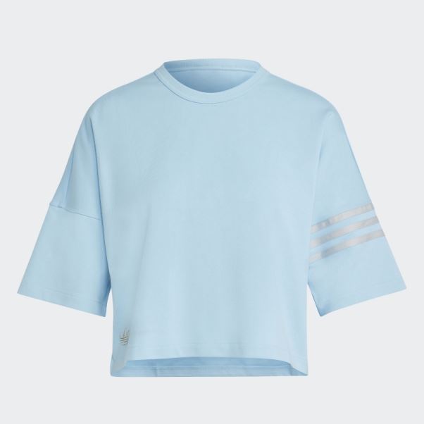 Tee Shirt Adicolor Neuclassics Bleu Adidas