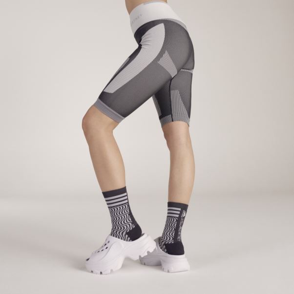 Leggings Courts Adidas By Stella Mccartney Truestrength Sans Coutures Noirs Mode