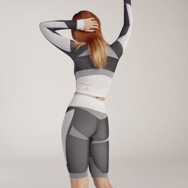 Leggings Courts Adidas By Stella Mccartney Truestrength Sans Coutures Noirs Mode