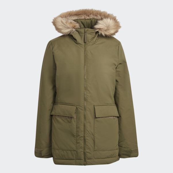 Parka à Capuche Utilitas Adidas Olive