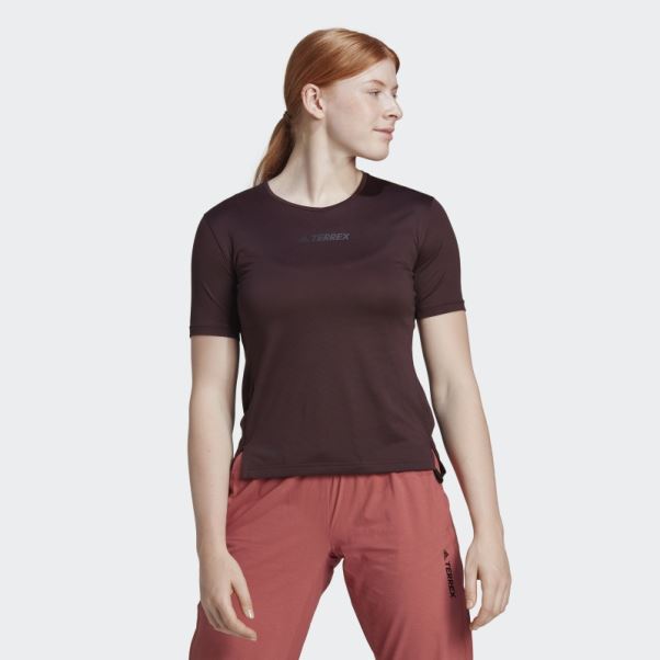 T-shirt Multi Terrex Marron Adidas