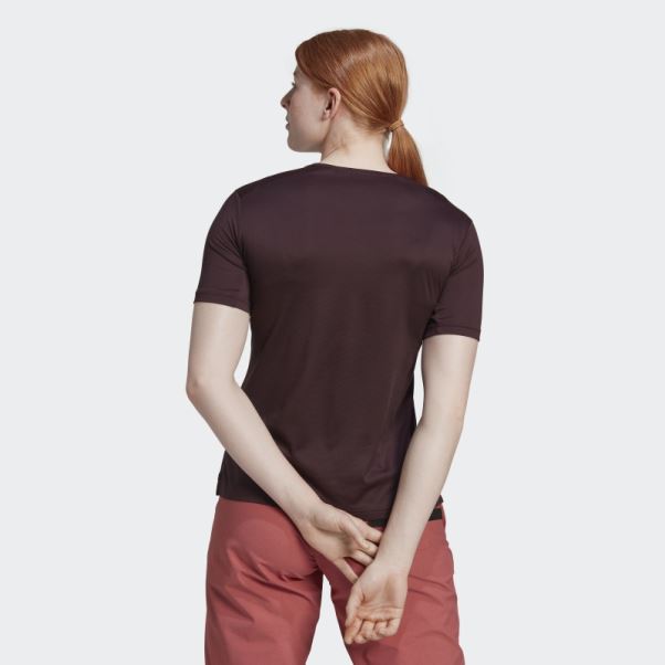 T-shirt Multi Terrex Marron Adidas