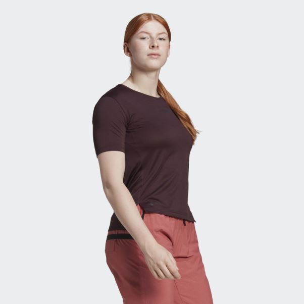 T-shirt Multi Terrex Marron Adidas