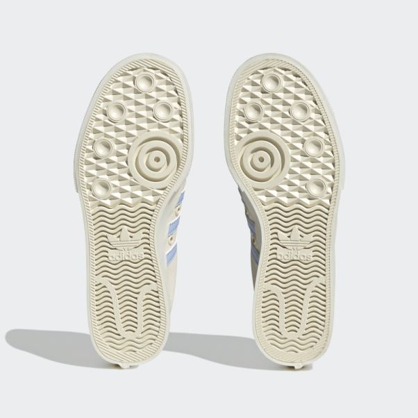 Adidas Nizza Plate-forme Chaussures Bleu Aube
